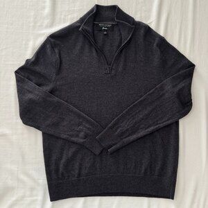 Banana Republic Men's Merino Wool Quarter-Zip Sweater NEW!!